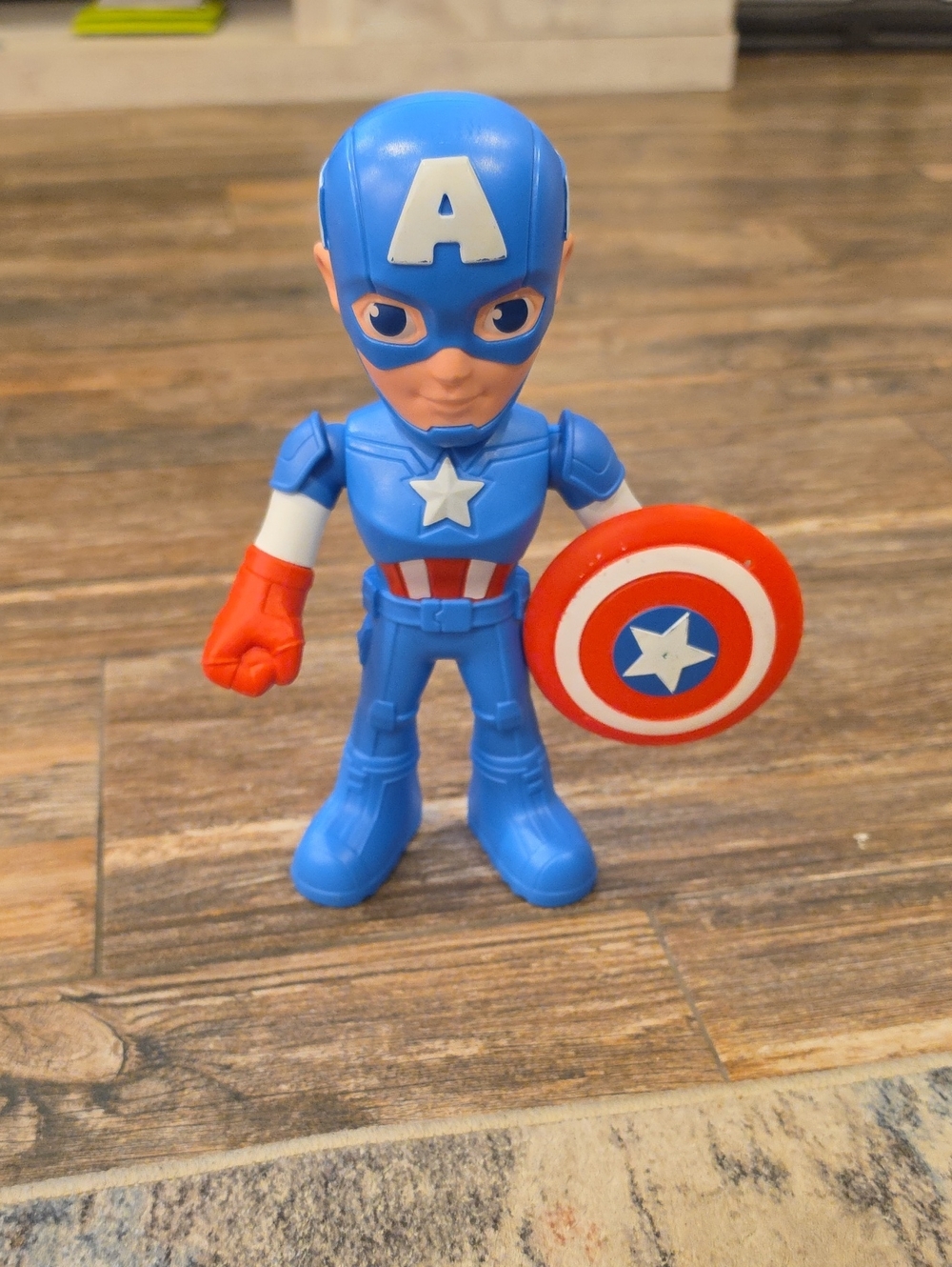 Blue and Red Captain Shield Kids Action Figure Toy